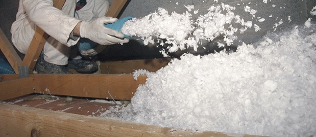 Laine soufflée pour isolation des combles perdus à Saint-Doulchard dans le Cher 18